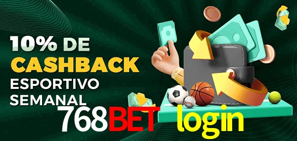 10% de bônus de cashback na 768bet login