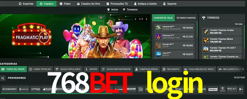 cassino 768bet login